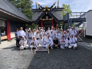 五合目 小御岳神社へ参詣