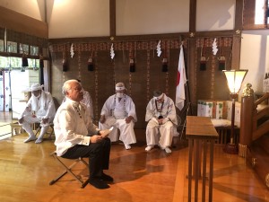 堤公長さまによる披講奉納